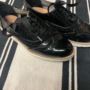 Comfy Black Patent Leather Loafers